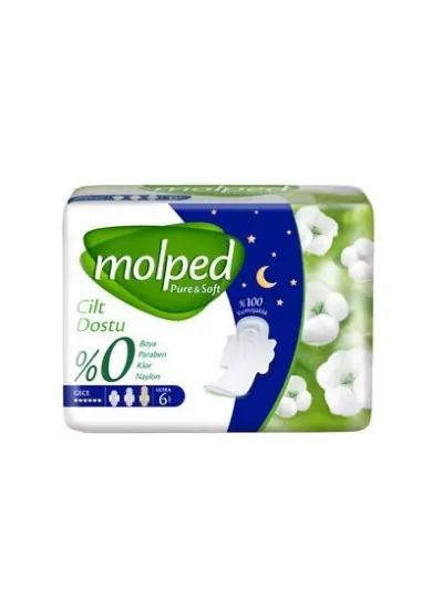 Molped Pure&Soft Gece Ped 6 Adet