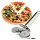 Çİft Başlı Metal Pizza Kesici ve Hamur Ruleti