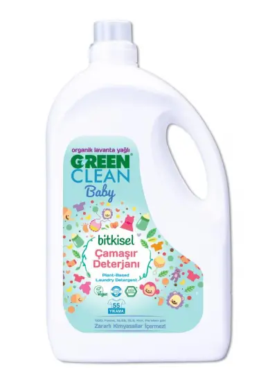 Nessiworld Green Clean Bitkisel Çamaşır Deterjanı 2750 ml (55 Yıkama)