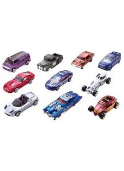 Hot Wheels Araba Seti 10'lu Paket - 54886