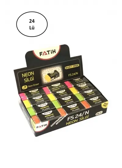 Fatih Neon Silgi Fs24 Fa36025slne (24 Lü Paket)