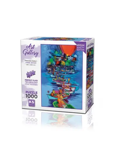 20687 Fishermen Series I  1000 Parça Puzzle  -KSPuzzle