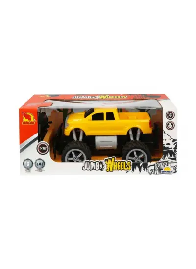 80012 1:18 Uzaktan Kumandalı Jumbo Wheels Usb Şarjlı Araba