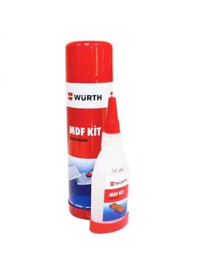 WÜRTH MDF KİT AKTİVATÖR HIZLI YAPIŞTIRICI 100 ML + 500 ML