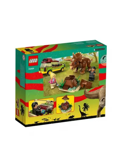 76959 Lego Jurassic World Triceratops Araması 281 parça +8 yaş