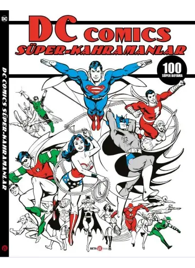 DC Comics Süper Kahramanlar 100 Süper Boyama