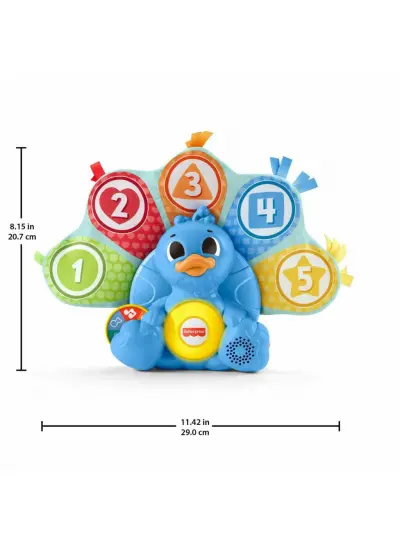 HNN82 Fisher-Price Linkimals - Rengarenk Tavus Kuşu