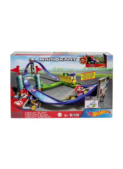 HGK59 HW Mario Kart Keskin Dönüşler Pist Seti /Hot Wheels