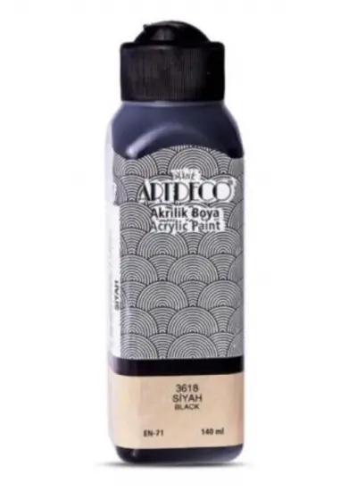 Artdeco Akrilik Boya 140 Ml Siyah