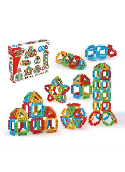 Geometrik Puzzle 64 Parça