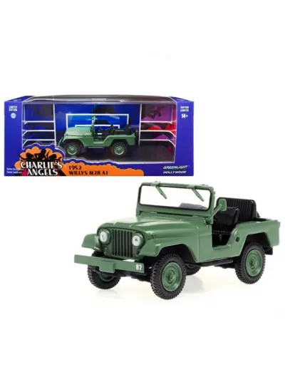 Nessiworld Greenlight 1:43 1952 Willys M38 A1 Charlies Angels