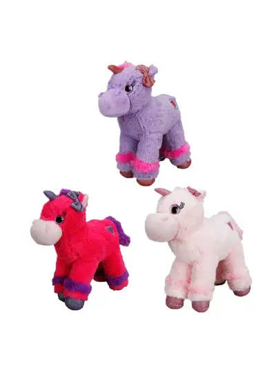 Nessiworld Unicorn Renkli Peluş At 28 cm. 1 Adet Fiyatıdır