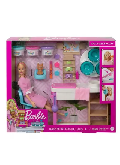 GJR84 Barbie'nin Yüz Bakımı Oyun Seti