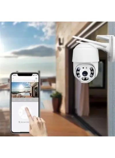 20 Mp Hd Lens İç Dış Mekan Suya Danıklı Ip Wifi Network Güvenlik Kamerası Wifi Kamera