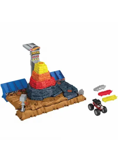 Nessiworld Hot Wheels Monster Trucks Muhteşem Çarpışma Arenası Oyun Seti HNB96