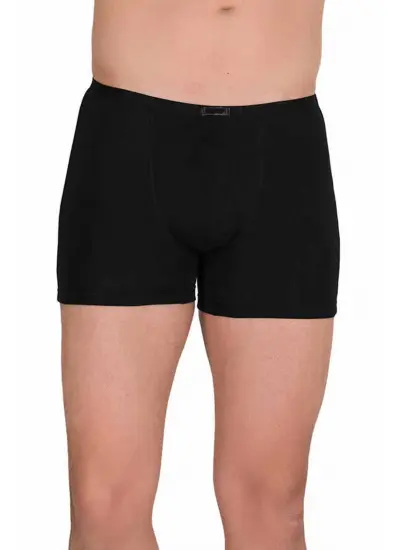 Erkek Modal Boxer Short Siyah 4488B