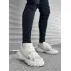 Tarz Sneakers Ithal Krem Fileli Rahat Taban Spor Ayakkabısı