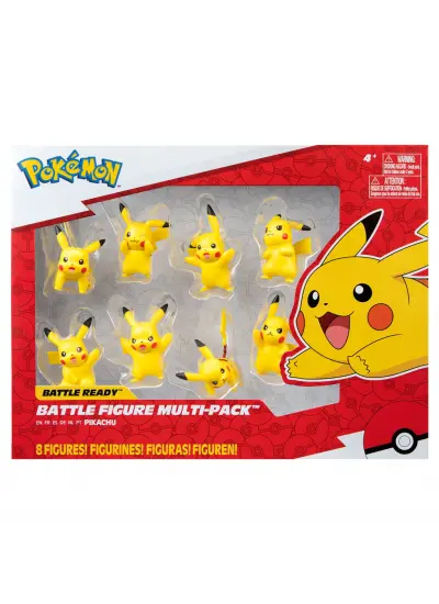 Nessiworld Pokemon Battle 8'li Figür Seti Pikachu