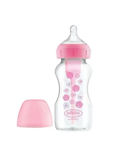 Nessiworld   PP Geniş Ağız Options Biberon 270 ml Pembe