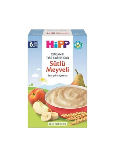 Nessiworld  p Organik Sütlü Meyveli Tahıl Bazlı Ek Gıda 250 Gr