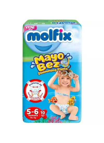 Nessiworld Molfix Mayo Bez 5-6 Beden 14+ Kg 10 Adet