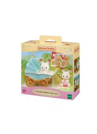 5432 Sylvanian Families, Çikolata Kulaklı İkiz Tavşan Bebek, +3 yaş