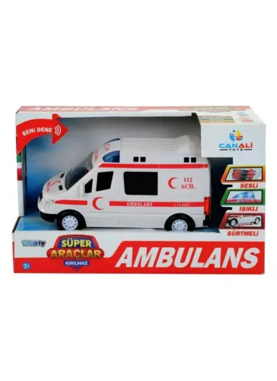 CNL-9999 - AMBULANS ÇARPDÖN ISIKLI SESLI PILLI 48