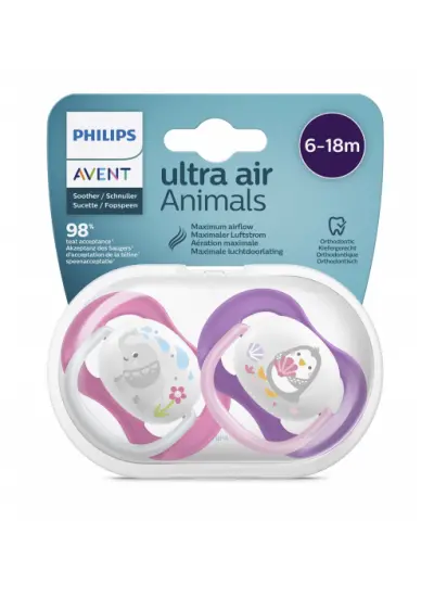 Nessiworld   Avent Ultra Air Emzik 6-18 Ay Kız