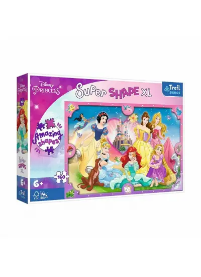 Nessiworld Nessi World PUZZLE-50025 Princess 160 Parça XL Çocuk Puzzle -Vardem