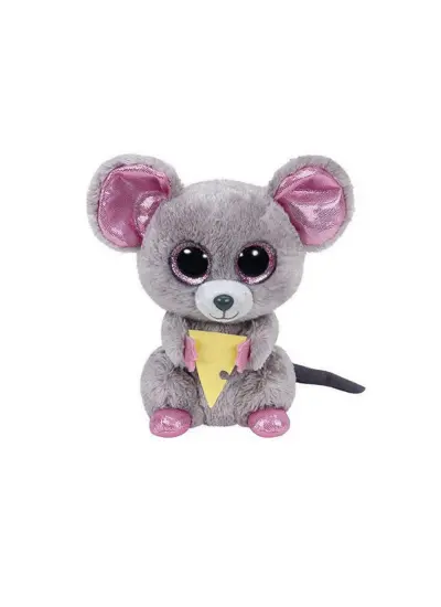 Nessiworld TY36192 Peluş Squeaker  Mouse With Cheese Reg