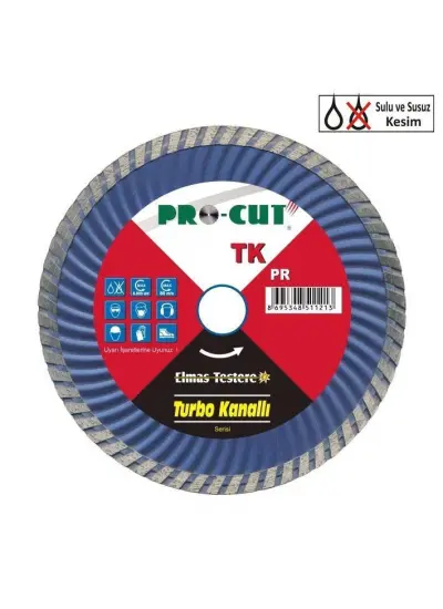 Procut TK 180 mm Turbo Kanallı Elmas Testere