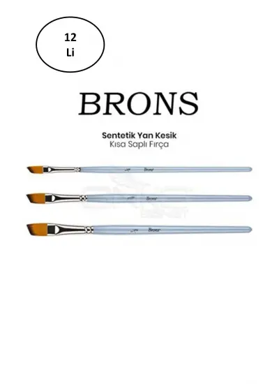 Brons Tavşan Ayağı Fırça 13 Mm (Br-2092) 12li