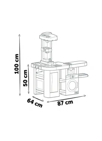 7600311050 Tefal Studio Unility Kitchen -Smoby