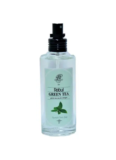 Yeşil Çay Kolonyası 80 Derece Cam Şişe Sprey Green Tea 100 ML