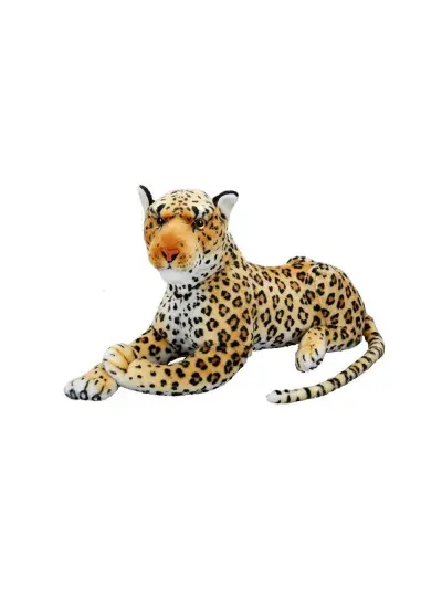 S00001399 PELUŞ LEOPAR YATAN 90 CM -SUN