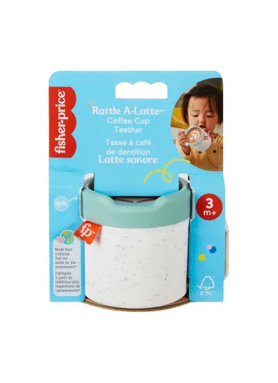 HGB86 Fisher-Price Latte Diş Kaşıyıcı ve Çıngırak