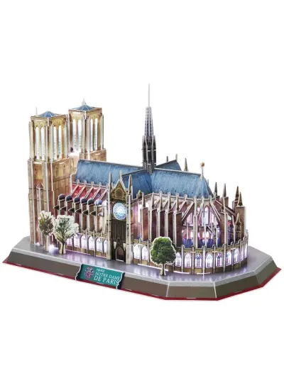 Nessiworld CubicFun Notre Dame Paris 3D Puzzle 149 Parça LED Işıklı