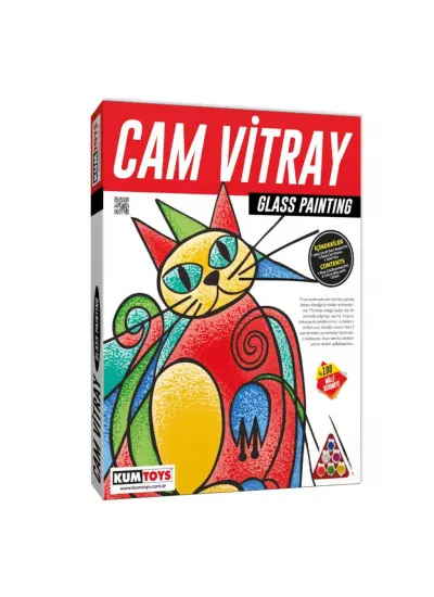 5001 KumToys Cam Vitray - Glass Painting / +6 yaş