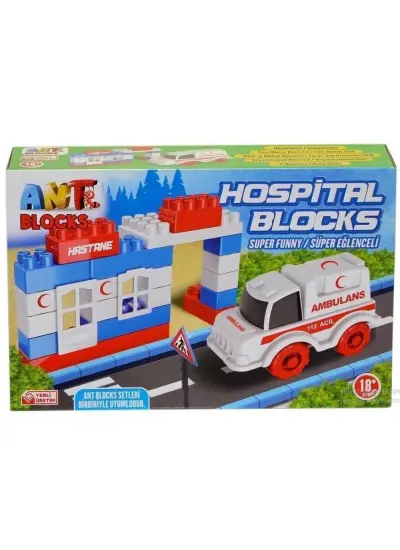 40 Parçalı Hastahane Lego Blokları - ANT005