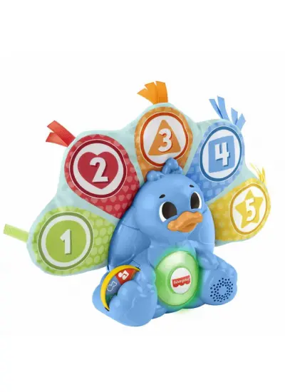 HNN82 Fisher-Price Linkimals - Rengarenk Tavus Kuşu