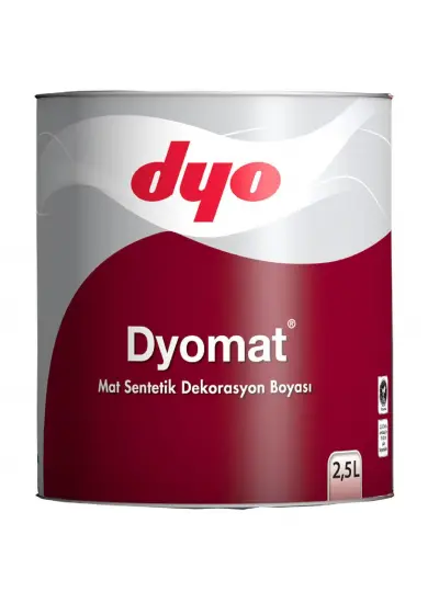 Dyomat Mat Dekorasyon Boyası 2,5 Litre Siyah