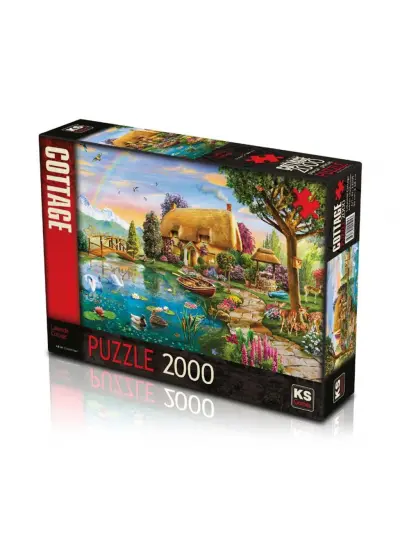 KS Lakeside Cottage 2000 Parça Puzzle