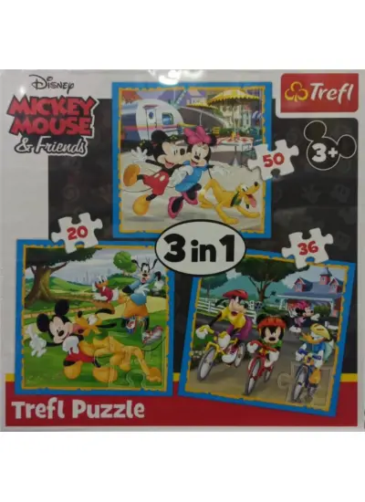 PUZZLE-34846 Disney 4IN1  Puzzle