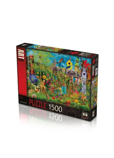 22009 Yaz Bahçesi Aimee Stewart 1500 Parça Art Gallery Puzzle -KS Puzzle