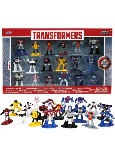 Nessiworld Jada Transformers Nano 18'li Metal Figür Seri 1