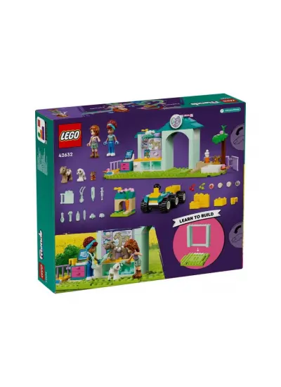 42632 LEGO® Friends Çiftlik Hayvanı Veteriner Kliniği 161 parça +4 yaş