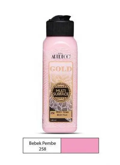 Artdeco Gold Akrilik Boya 140Ml Bebek Pembe 258