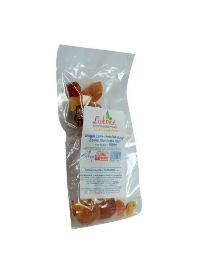 Arap Zamkı Zamk-ı Arabi Sakızı Doğal Gum Arabic 100 Gr Paket