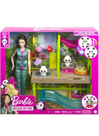 HKT77 Barbie Panda Bakımı Oyun Seti