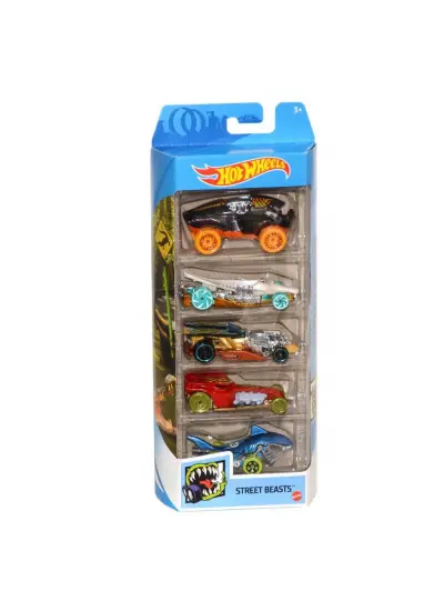 1806 Hot Wheels 5'li Araba Seti +3 yaş 1 - 31 Aralık